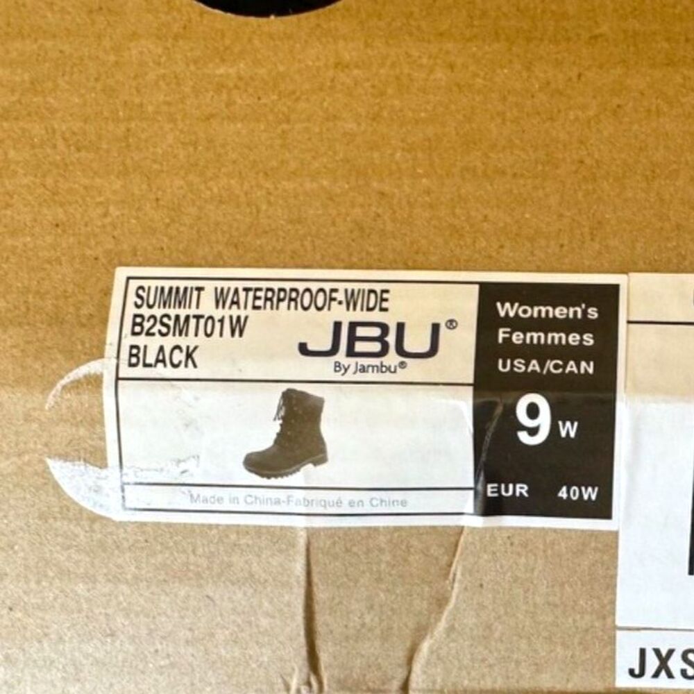 NWT Summit Waterproof-Wide JBU JAMBU Black Boots 9 Wide Womens - Picture 10 of 10